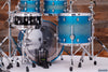 MAPEX SATURN EVOLUTION MAPLE / WALNUT 4 PIECE DRUM KIT, EXOTIC AZURE BURST