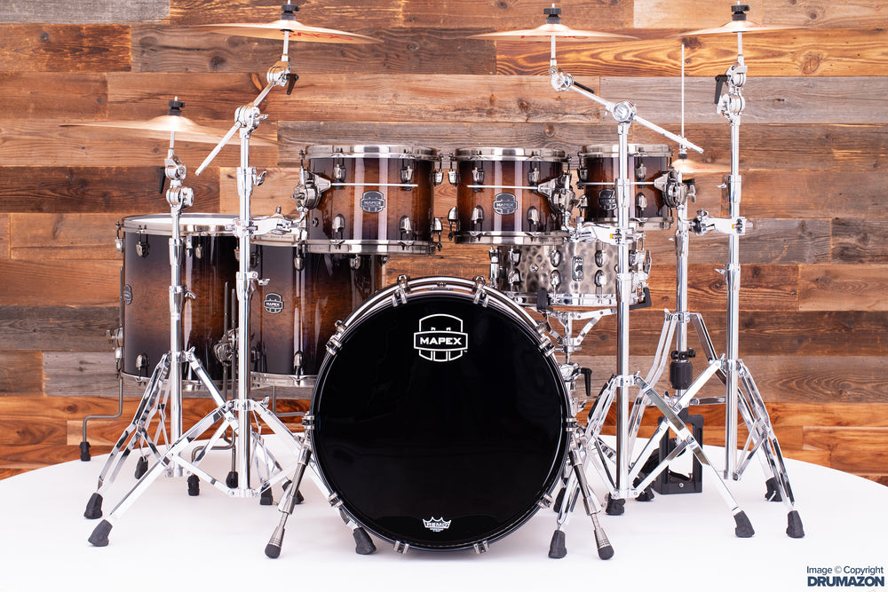 MAPEX SATURN EVOLUTION MAPLE WALNUT 6 PIECE DRUM KIT EXOTIC NIGHT F Drumazon