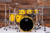 MAPEX SATURN EVOLUTION MAPLE / WALNUT 6 PIECE DRUM KIT, TUSCAN YELLOW, ONE OF A KIND