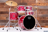 MAPEX VENUS 5 PIECE FUSION DRUM KIT WITH HARDWARE, CYMBALS & STOOL, CRIMSON RED SPARKLE