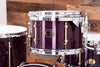 NOBLE & COOLEY WALNUT CLASSIC, 3 PIECE DRUM KIT, TRANSLUCENT PURPLE LACQUER (PRE-LOVED)