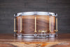 NOBLE & COOLEY 14 X 7 SS CLASSIC TWO TONE WALNUT SOLID SHELL SNARE DRUM, NATURAL GLOSS (PRE-LOVED)