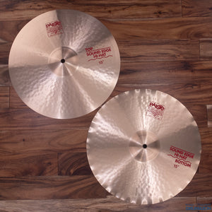 PAISTE 15" 2002 SOUND EDGE HI-HATS (PAIR) (PRE-LOVED)