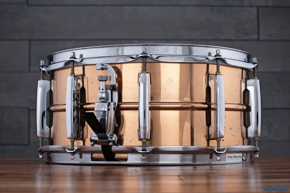 PEARL SENSITONE 14 X 6.5 PHOSPHOR BRONZE SNARE DRUM (PRE-LOVED) – Drumazon