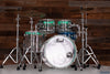 PEARL CRYSTAL BEAT 4 PIECE DRUM KIT, CLEAR, INCLUDES DRUMLITE SYSTEM (PRE-LOVED)