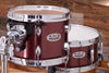 PEARL MIDTOWN 4 PIECE COMPACT DRUM KIT WITH BAGS, BLACK CHERRY GLITTER