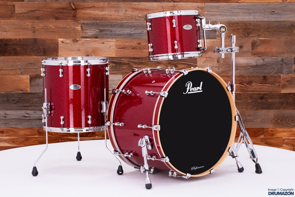 KIT DE TAMBOR PEARL REFERENCE PURE DE 3 PEÇASKIT DE TAMBOR PEARL REFERENCE PURE DE 3 PEÇAS  