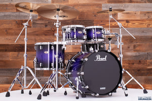 PEARL REFERENCE SERIES 4 PIECE DRUM KIT, PURPLE CRAZE II (PRE-LOVED)