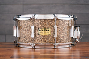 PORK PIE 14 X 6.5 MAPLE SNARE DRUM, B20 CYMBAL GLITTER SPARKLE