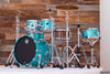 SAKAE OSAKA HERITAGE EVOLVED 4 PIECE MAPLE DRUM KIT, TURQUOISE CHAMPAGNE