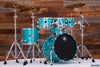 SAKAE OSAKA HERITAGE EVOLVED 5 PIECE MAPLE DRUM KIT, TURQUOISE CHAMPAGNE