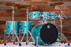 SAKAE OSAKA HERITAGE EVOLVED 6 PIECE MAPLE DRUM KIT, TURQUOISE CHAMPAGNE