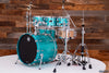 SAKAE OSAKA HERITAGE EVOLVED 6 PIECE MAPLE DRUM KIT, TURQUOISE CHAMPAGNE