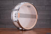 SLINGERLAND 14 X 5.5 RADIO KING SOLID MAPLE SNARE DRUM, WHITE MARINE PEARL