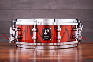 SONOR PROLITE 14 X 5 VINTAGE MAPLE SNARE DRUM, FIERY RED (PRE-LOVED)