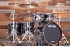 TAMA STARCLASSIC PERFORMER 6 PIECE HYPERDRIVE BIRCH / BUBINGA DRUM KIT MIDNIGHT SILVER MIST (PRE-LOVED)