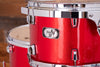TAMBURO T5 S16 5 PIECE DRUM KIT WITH HARDWARE AND CYMBALS, BRIGHT RED SPARKLE