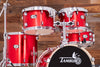 TAMBURO T5 S16 5 PIECE DRUM KIT WITH HARDWARE AND CYMBALS, BRIGHT RED SPARKLE