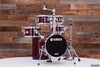 YAMAHA RICK MAROTTA SIGNATURE HIP GIG 5 PIECE PORTABLE DRUM KIT AND THRONE, CHERRY WOOD (PRE-LOVED)