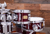 YAMAHA RICK MAROTTA SIGNATURE HIP GIG 5 PIECE PORTABLE DRUM KIT AND THRONE, CHERRY WOOD (PRE-LOVED)