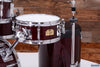 YAMAHA RICK MAROTTA SIGNATURE HIP GIG 5 PIECE PORTABLE DRUM KIT AND THRONE, CHERRY WOOD (PRE-LOVED)