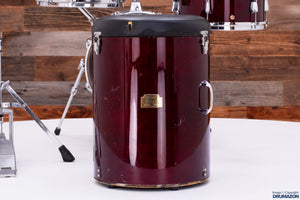 YAMAHA RICK MAROTTA SIGNATURE HIP GIG 5 PIECE PORTABLE DRUM KIT AND THRONE, CHERRY WOOD (PRE-LOVED)