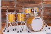 YAMAHA ABSOLUTE HYBRID MAPLE 5 PIECE DRUM KIT, GOLD CHAMPAGNE SPARKLE (PRE-LOVED)