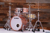 YAMAHA ABSOLUTE HYBRID MAPLE 5 PIECE DRUM KIT, PINK CHAMPAGNE SPARKLE (PRE-LOVED)
