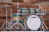 YAMAHA PHOENIX PHX 5 PIECE DRUM KIT, TEXTURED TURQUOISE SUNBURST