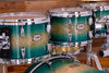 YAMAHA PHOENIX PHX 5 PIECE DRUM KIT, TEXTURED TURQUOISE SUNBURST