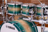 YAMAHA PHOENIX PHX 5 PIECE DRUM KIT, TEXTURED TURQUOISE SUNBURST