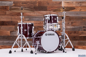 YAMAHA RECORDING CUSTOM 3 PIECE BOP DRUM KIT, CLASSIC WALNUT LACQUER