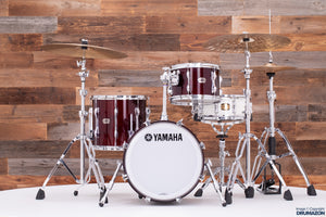 YAMAHA RECORDING CUSTOM 3 PIECE BOP DRUM KIT, CLASSIC WALNUT LACQUER