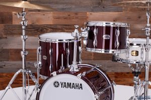 YAMAHA RECORDING CUSTOM 3 PIECE BOP DRUM KIT, CLASSIC WALNUT LACQUER