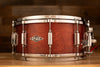 ASBA RIVE GAUCHE 14 X 6 MAPLE / POPLAR SNARE DRUM, LOU RED FINISH