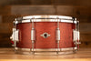 ASBA RIVE GAUCHE 14 X 6 MAPLE / POPLAR SNARE DRUM, LOU RED FINISH