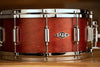 ASBA RIVE GAUCHE 14 X 6 MAPLE / POPLAR SNARE DRUM, LOU RED FINISH