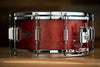 ASBA RIVE GAUCHE 14 X 6 MAPLE / POPLAR SNARE DRUM, LOU RED FINISH