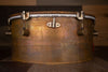 A&F 14 X 6.5 OLD HAVANA TIMBALE, RAW BRASS SHELL, WITH INTERNAL SNARE