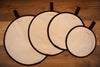 BIG FAT SNARE DRUM QUESADILLAS V2, CLOTH HEAD 4 PACK, 10, 12, 14 & 16