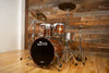 BRADY JARRAH 5 PIECE DRUM KIT, NATURAL JARRAH SATIN MADE IN 1990 (PRE-LOVED) (EXTREMELY RARE)