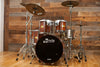 BRADY JARRAH 5 PIECE DRUM KIT, NATURAL JARRAH SATIN MADE IN 1990 (PRE-LOVED) (EXTREMELY RARE)