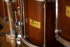 BRADY JARRAH 5 PIECE DRUM KIT, NATURAL JARRAH SATIN MADE IN 1990 (PRE-LOVED) (EXTREMELY RARE)