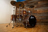 BRADY JARRAH 5 PIECE DRUM KIT, NATURAL JARRAH SATIN MADE IN 1990 (PRE-LOVED) (EXTREMELY RARE)