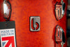 BRITISH DRUM COMPANY LEGEND SERIES 3 PIECE SHELL PACK, BIRCH SHELLS, BUCKINGHAM SCARLETT