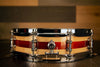 BRISTOL DRUM CO 14 X 3.75 MAPLE / PADAUK SEGMENTED SOLID WOOD PICCOLO SNARE DRUM