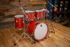 BRITISH DRUM COMPANY LEGEND SERIES 5 PIECE SHELL PACK, BIRCH SHELLS, BUCKINGHAM SCARLETT, SPECIAL CONFIGURATION
