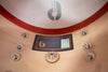 BRITISH DRUM COMPANY LEGEND SERIES 5 PIECE SHELL PACK, BIRCH SHELLS, BUCKINGHAM SCARLETT, SPECIAL CONFIGURATION