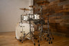 BRITISH DRUM COMPANY LEGEND SERIES 5 PIECE SHELL PACK, PICCADILLY WHITE - SPECIAL CONFIGURATION