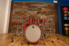 BRITISH DRUM COMPANY LEGEND SERIES 6 PIECE DRUM KIT, BUCKINGHAM SCARLETT - THE DRUMMERS REVIEW KIT! WATCH THE VIDEO